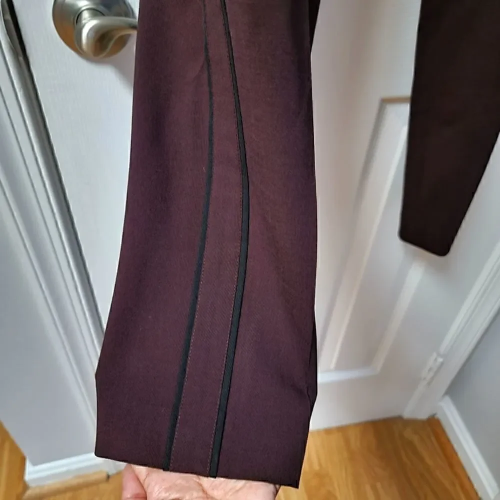 Vince High-w Wool Blend Pants 4
